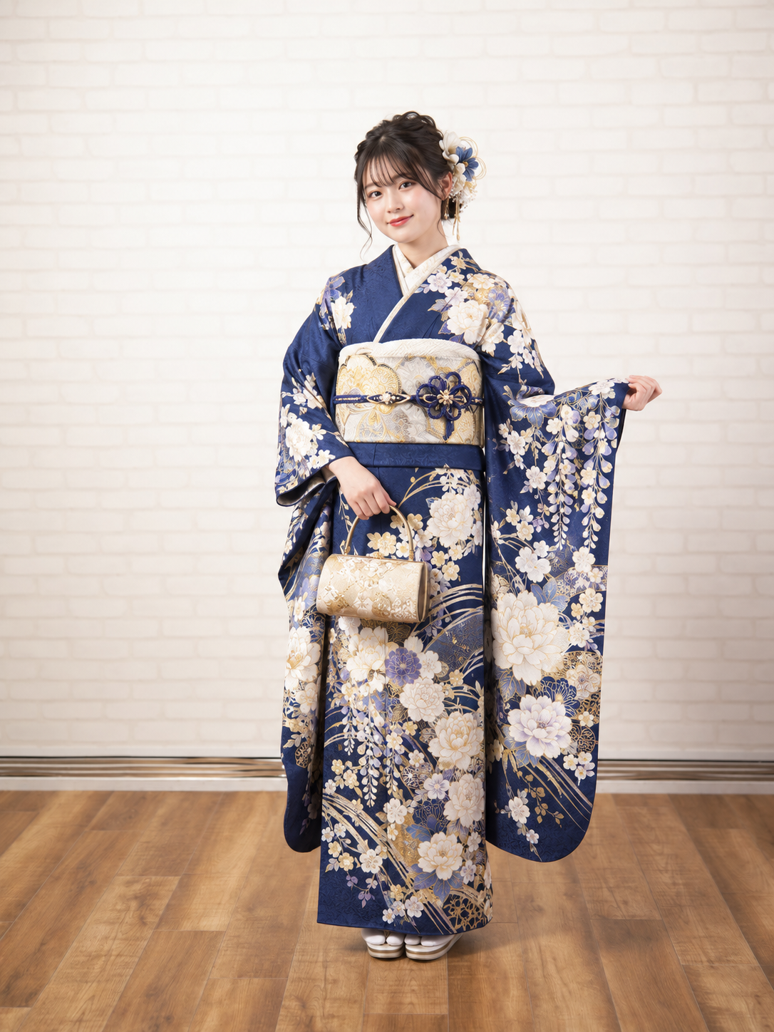 成人式の記念写真